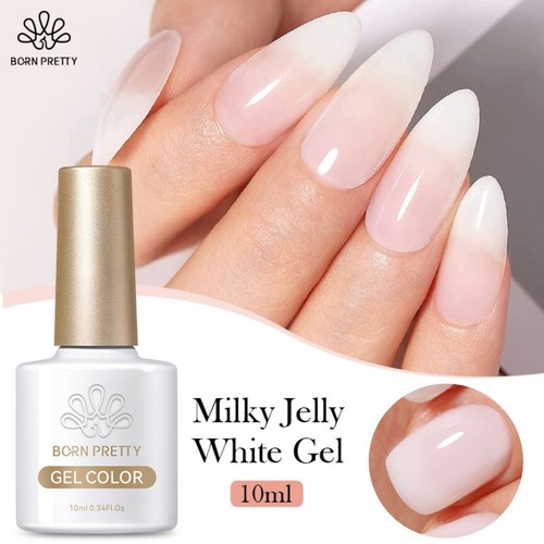 Smalto gel unghie - gel, bianco